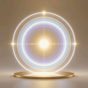 Soft glowing hands holding a radiant orb of light, symbolizing energy healing.