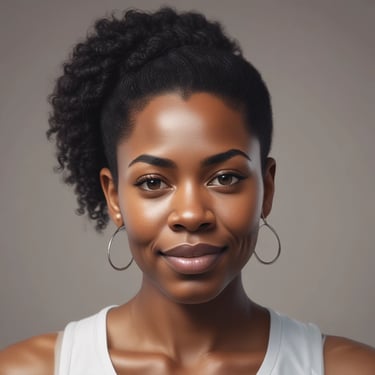 Close-up of a woman doing a glute bridge exercise on a yoga mat indoors.