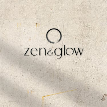 zen and Glow logo sign at MA Salon in Hessle west hull