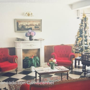 living hotel arbol navidad foto historica