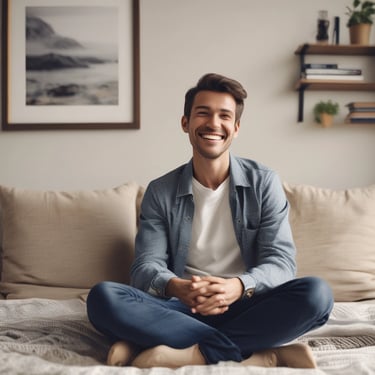 Satisfied customer shaking hands with moving team outside a Berlin building.