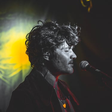 Sam Scherdel at Dubrek Studios in Derby for The Indie Night