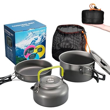 Conjunto Panelas portátil para Camping