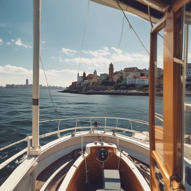 Smiling middle-aged woman standing next to newly installed aluminum windows in a bright living room.