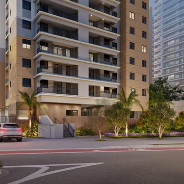 Fachada do condominio Parque das Nações da Cury