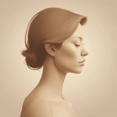 A serene woman sitting cross-legged in a sunlit room, eyes closed in meditation.