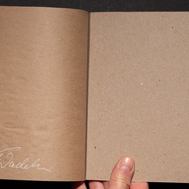 Page de numérotation et de signature du livre Imperium Fungi