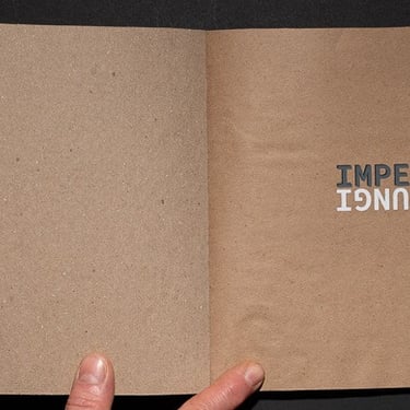 page de garde du livre d'artiste Imperium fungi