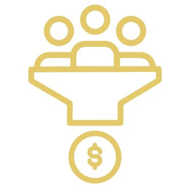lead funnel icon
