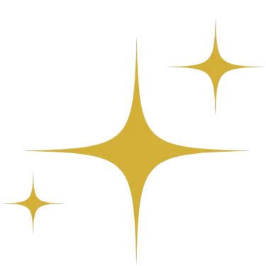 Elément décoratif - étoiles scintillantes- Rubenia Timmerman, auteure.