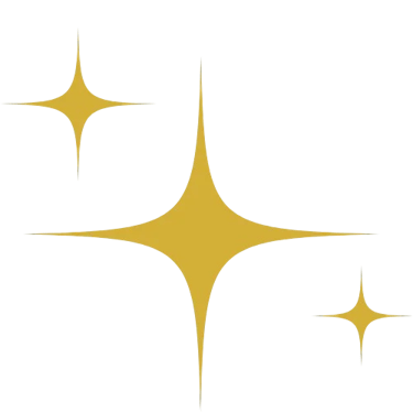 Elément décoratif - étoiles scintillantes- Rubenia Timmerman, auteure.