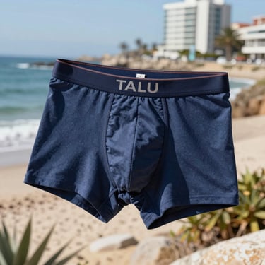 Men's comfortable cotton underwear, flat-lay