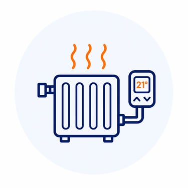 verwarming installatie radiator EPC keuring controle