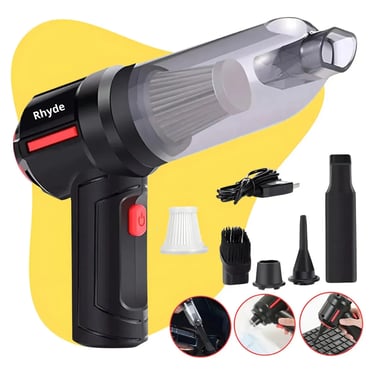 Aspirador De Pó Mini Soprador 3em1 Usb Refil Portátil Recarregável Marca RHYDE