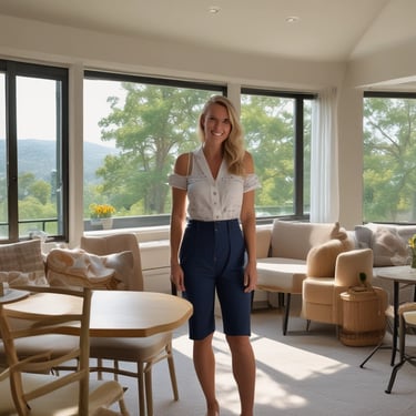A sleek, modern kitchen with polished surfaces and natural light.