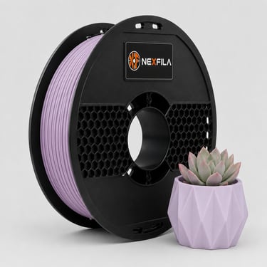NEXFILA Matte Pastel PLA+ 3D printer filament with smooth pastel finish for professional-quality