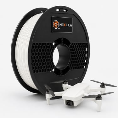 NEXFILA Ultra-Light PLA+ lightweight 3D printer filament spool for drones, RC models and lightweight