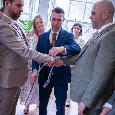 wedding ceremony at Pembroke Lodge Richmond