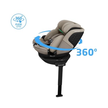 Maxi-Cosi Emerald 360 S review - 360 graden draaibaar mechanisme voor makkelijk instappen