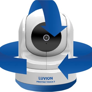 Complete veiligheidsbundel van Luvion met babyfoon en Babysense sensormat.