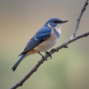 A serene portrait of a woman smiling gently in a softly lit therapy room.