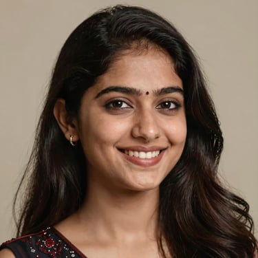 A warm portrait of a smiling adult woman with straight, bright teeth against a soft yellow background.