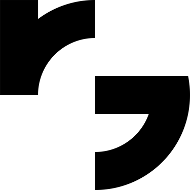 Abstract black geometric shape symbolizing Algoria Factory's structured compliance architecture