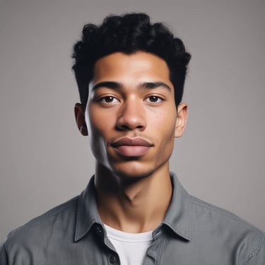 man standing near balcony