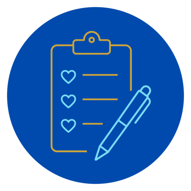 À la carte care icon representing flexible support, errands, and customizable daily assistance
