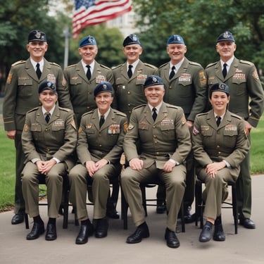 A smiling family enjoying a sunny park, symbolizing community support and wellbeing.