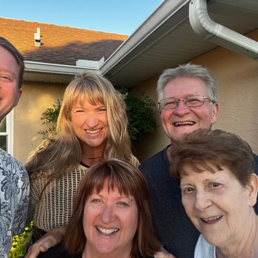 Family on holiday in Florida