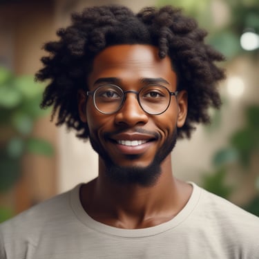 A peaceful morning scene with a cup of herbal tea and natural skincare bottles.