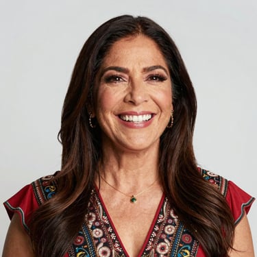 woman wearing black crew-neck shirt