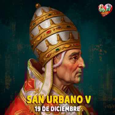 San urbano V el 19 de diciembre