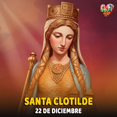 Santa clotilde santa del 22 de diciembre