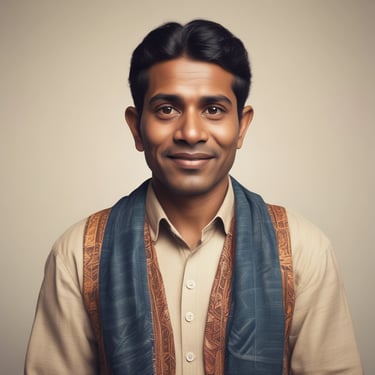 A satisfied customer receiving an LPG gas cylinder delivery.