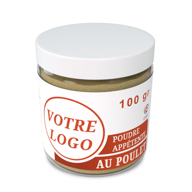 Poudre appétente au poulet