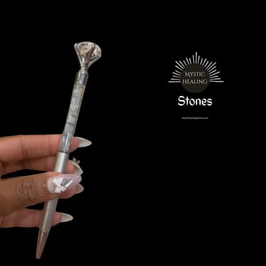 Silver Crystal Intentions Pen
