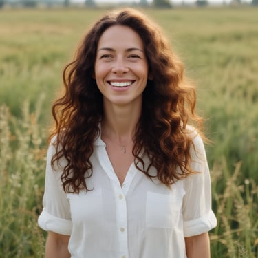A happy mother and child sharing a calm moment together at home.