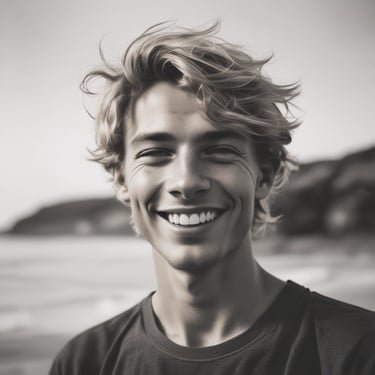 Before-and-after side-by-side images of a renovated living room created through virtual staging.