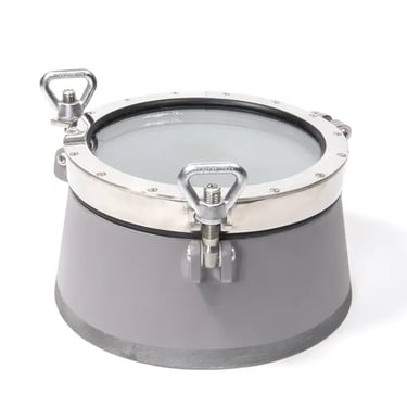 Hublot de bateau ouvrant inox 300 mm vue générale 