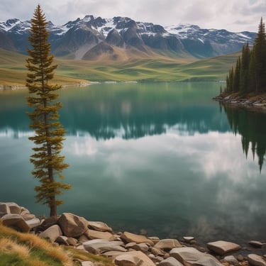 Cozy rustic interior of Osteria della Valle with wooden tables and mountain view through large windows.