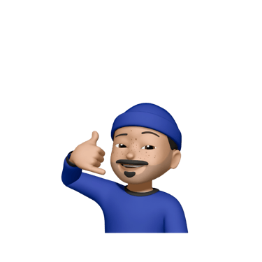 Personnage Notiia en 3D portant un bonnet bleu et faisant un geste de la main