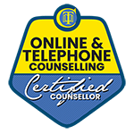 Online & Telephone Counselling Certified Badge