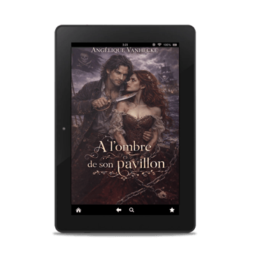 Ebook romance historique pirates slow burn A l'ombre de son pavillon - Angélique Vanhecke.