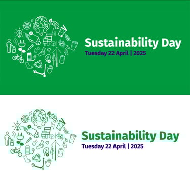 NHS Earth Day Campaign logo for sustainability day