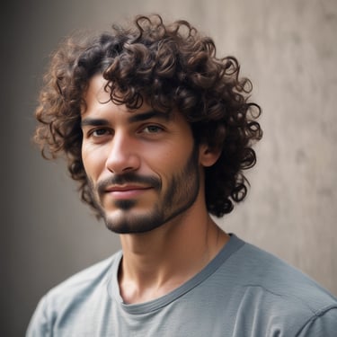 a man with a mustache and a beard