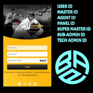 ONLINE CRICKET BETTING ID AVAILABLE DL MDL SMDL MASTER ID SUPER MASTER ID ADMIN ID AVAILABLE 