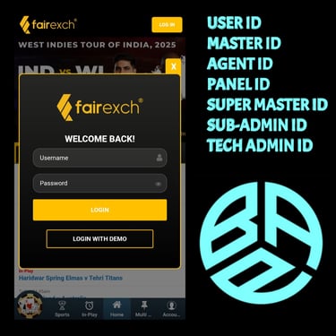 ONLINE CRICKET BETTING ID AVAILABLE DL MDL SMDL MASTER ID SUPER MASTER ID ADMIN ID AVAILABLE 