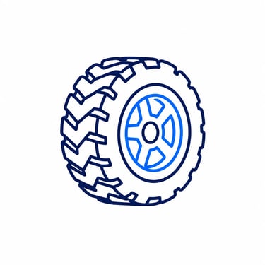 Electric dirt bike feature icons for motor battery brakes tires and frame strength